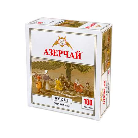 Чай Азерчай черный байховый букет 100п