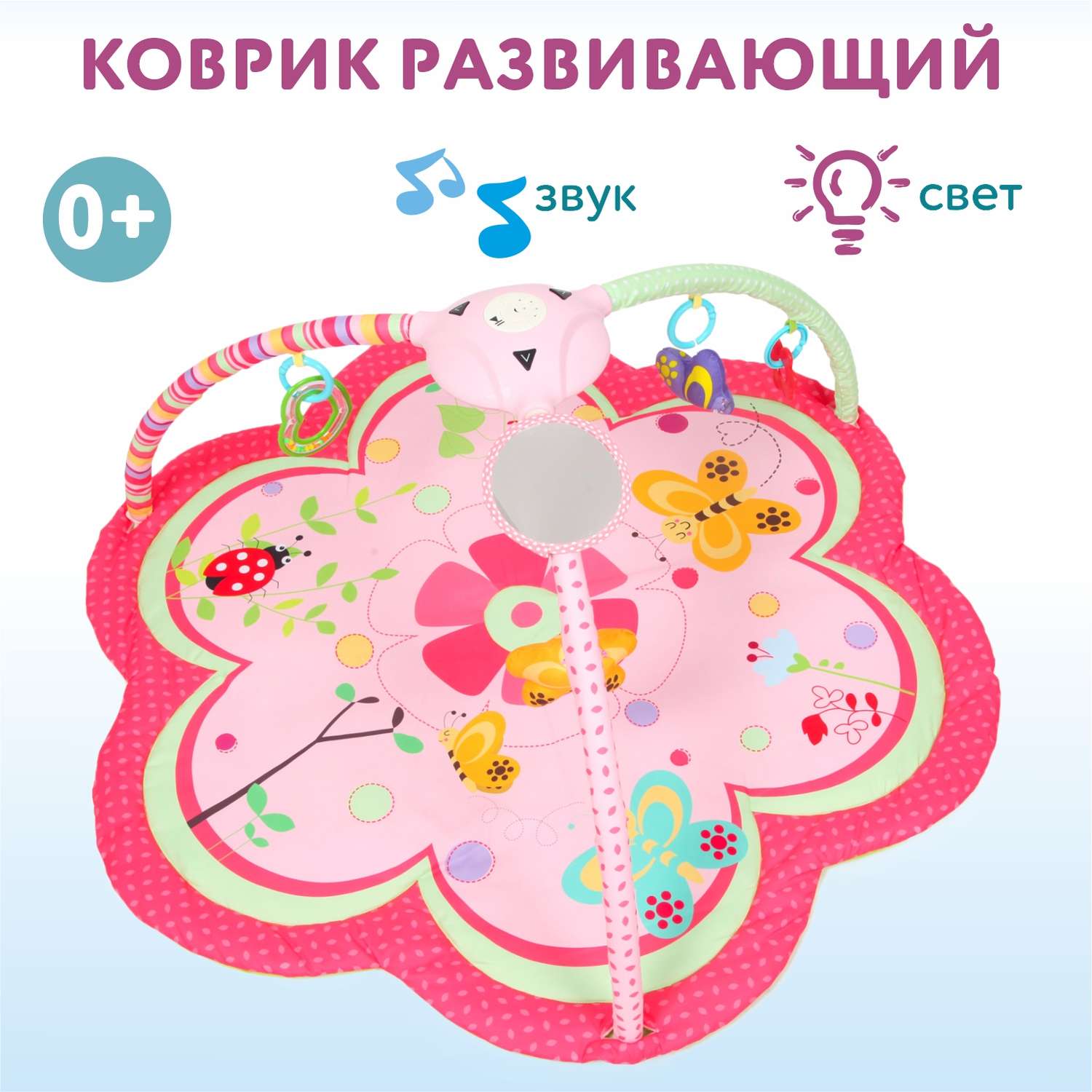 Коврик konig kids с дугами - фото 1