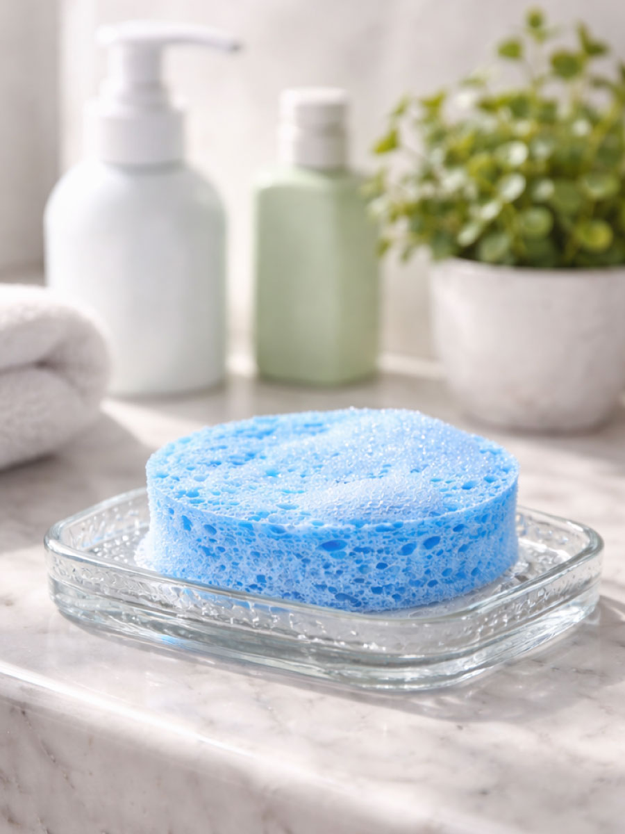 Губка OLANT BABY Голубая - фото 7