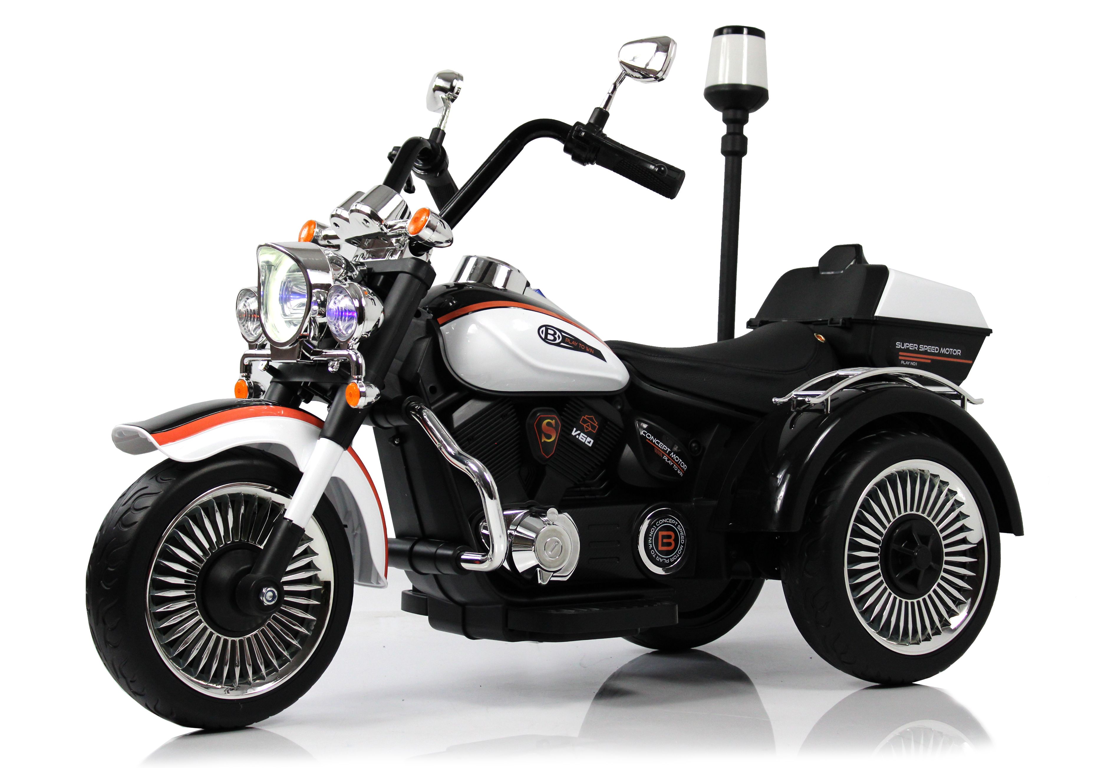 Электромобиль RIVERTOYS K003PX-WHITE - фото 4
