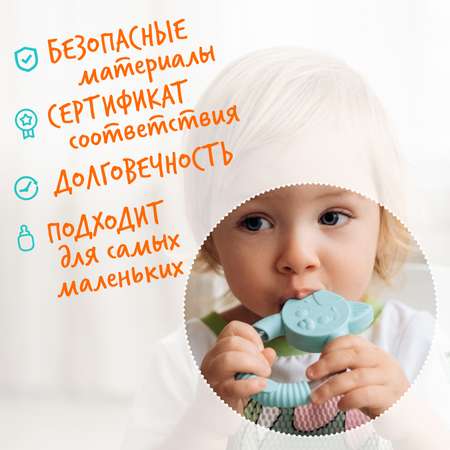 Прорезыватель Happy Snail Котик