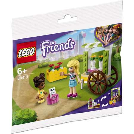 Конструктор LEGO Friends Тележка с цветами блочный