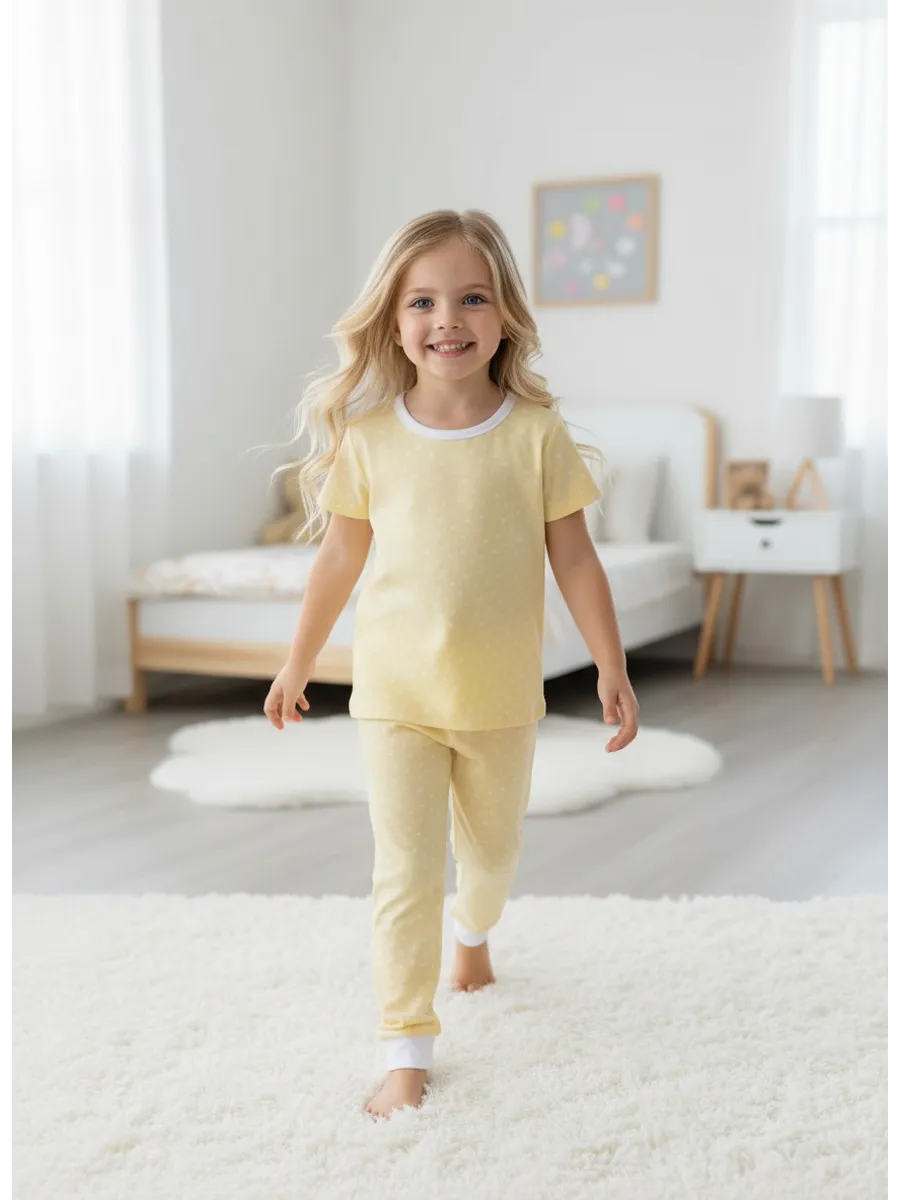 Пижама Linas baby 1680-11 Желтый - фото 7