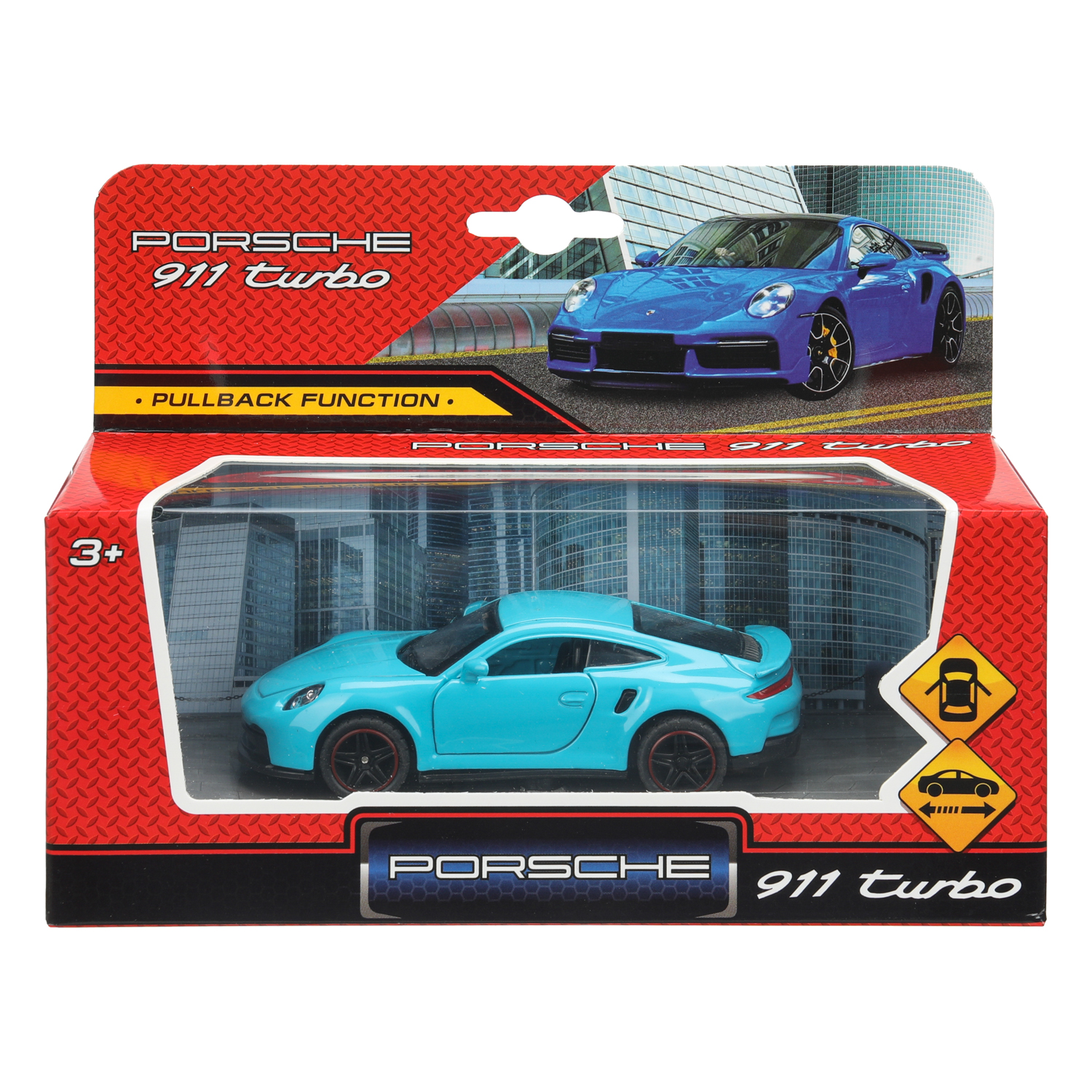 Автомобиль Технопарк Porsche 911 Turbo 394276 - фото 9
