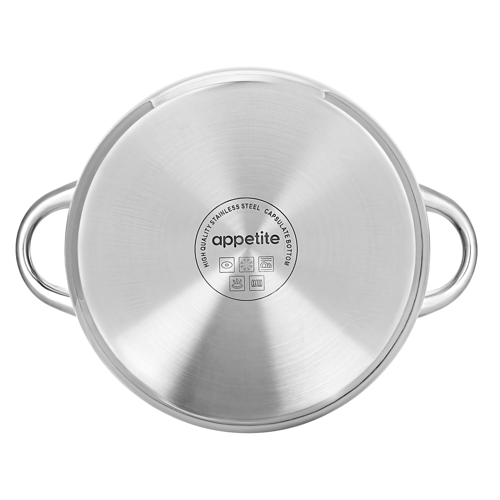 Кастрюля APPETITE нержавеющая сталь Greta 2.5л - фото 6