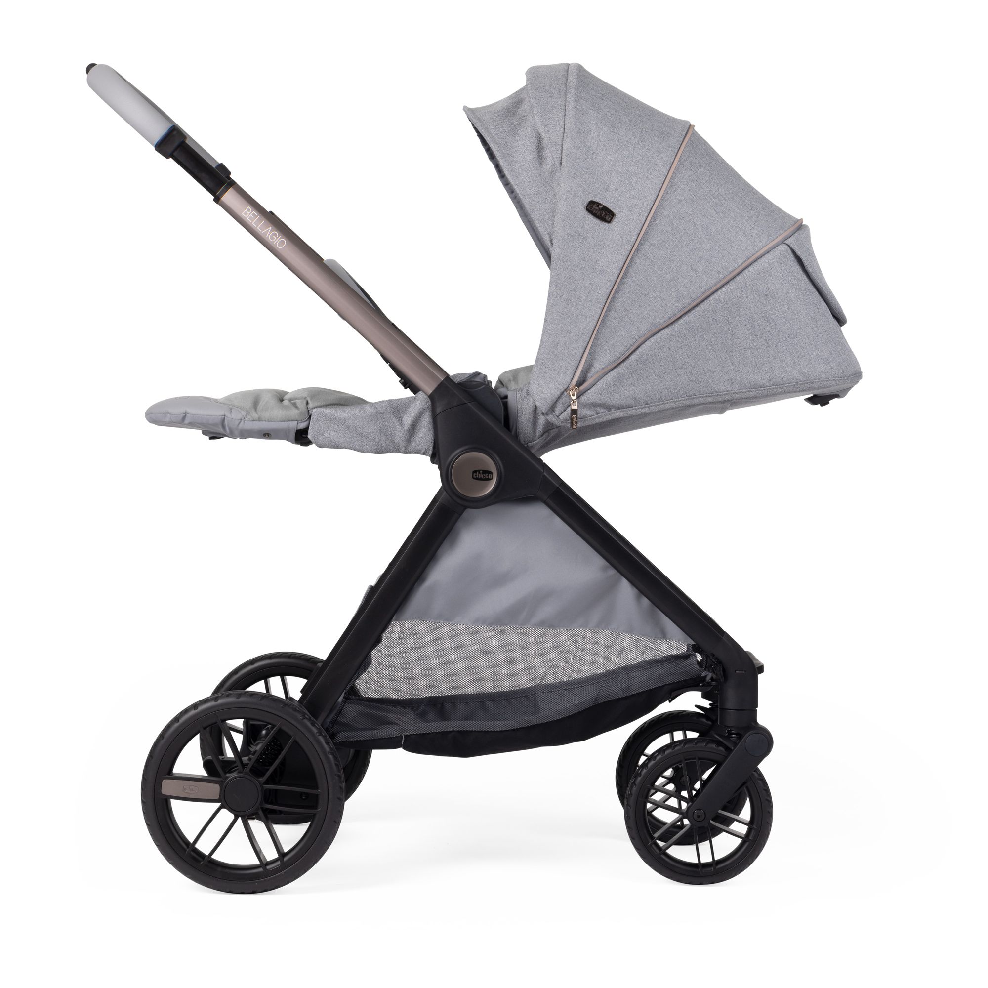 Коляска прогулочная Chicco серый - фото 26