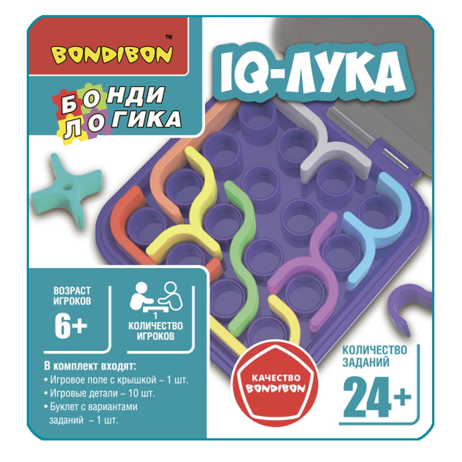 Настольная игра Bondibon логическая IQ-ЛУКА - фото 2