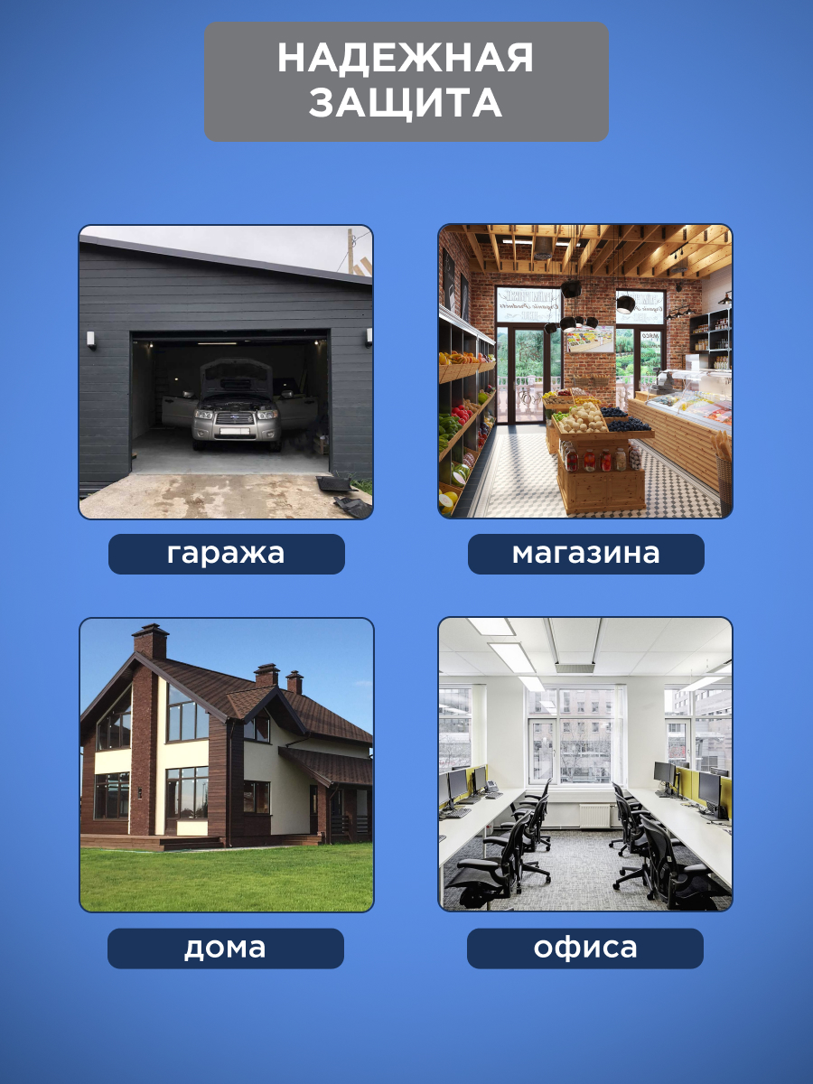 Муляж камеры REXANT уличный цилиндрический белый - фото 5