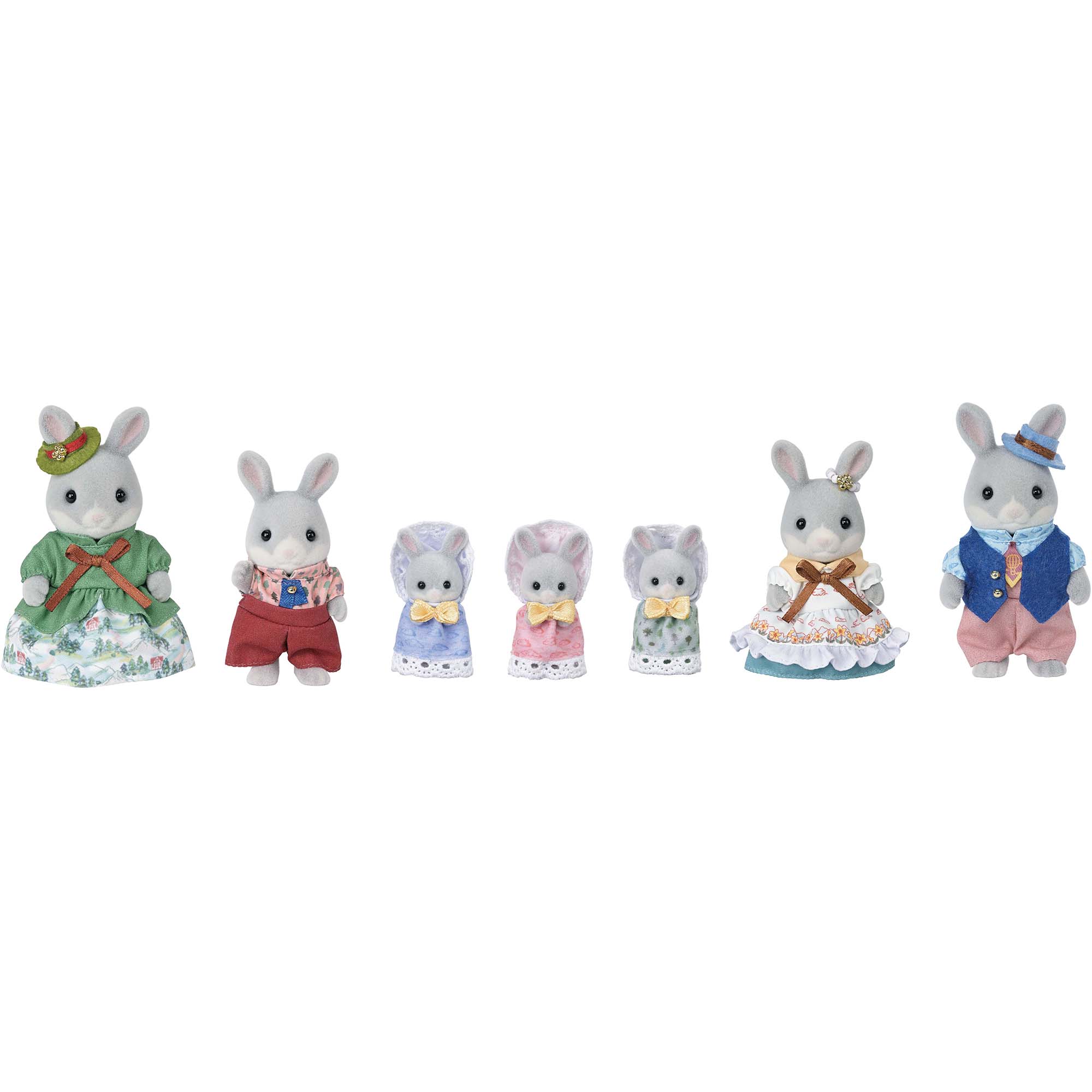 Игровой набор Sylvanian Families Семья Серых кроликов - фото 11
