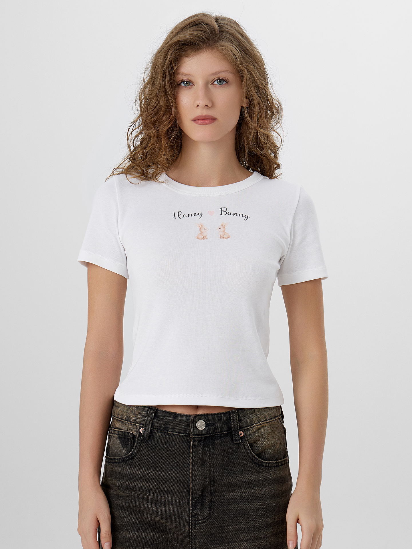 Футболка Mark Formelle (Марк Формэль) 112560/белый +печать - фото 1