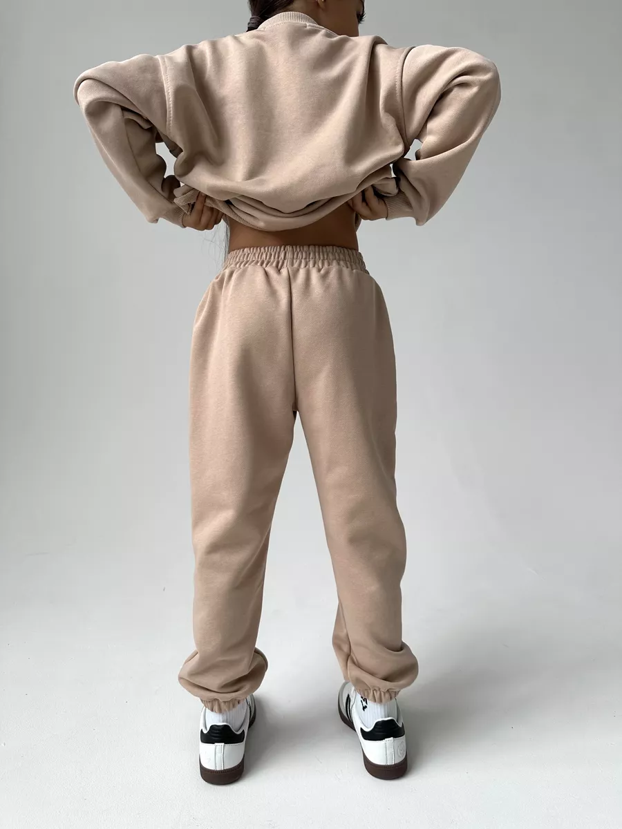 Брюки ROOMY ESSENCE COMFYjog/beige - фото 5
