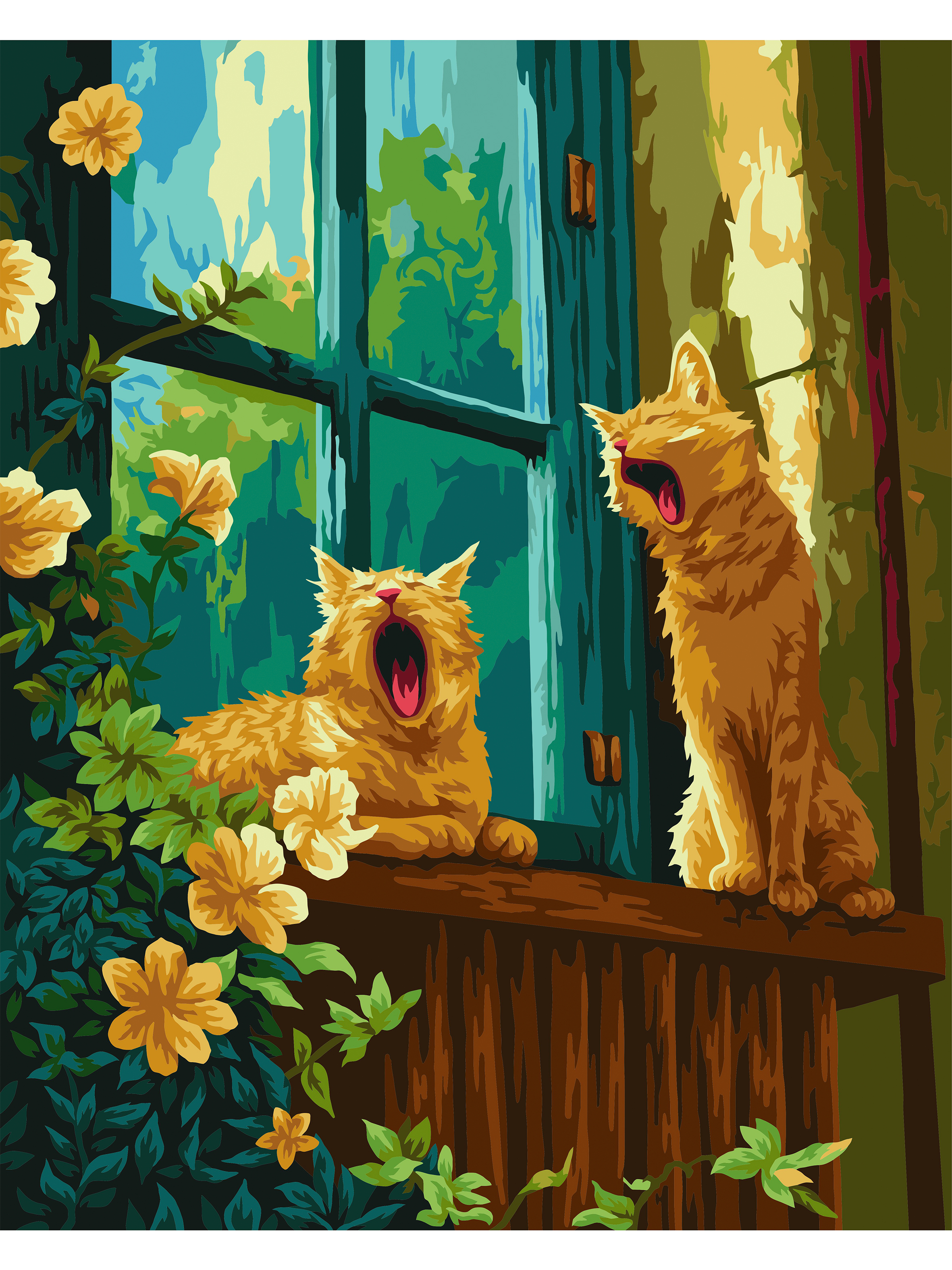 Картина по номерам Hobby Paint Сонное утро в ассортименте - фото 2