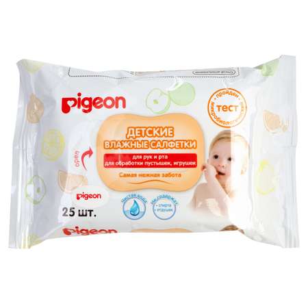 Влажные салфетки Pigeon 25 шт.