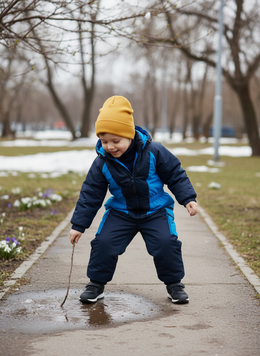 Комбинезон Arctic kids 30-045 голубой - фото 2