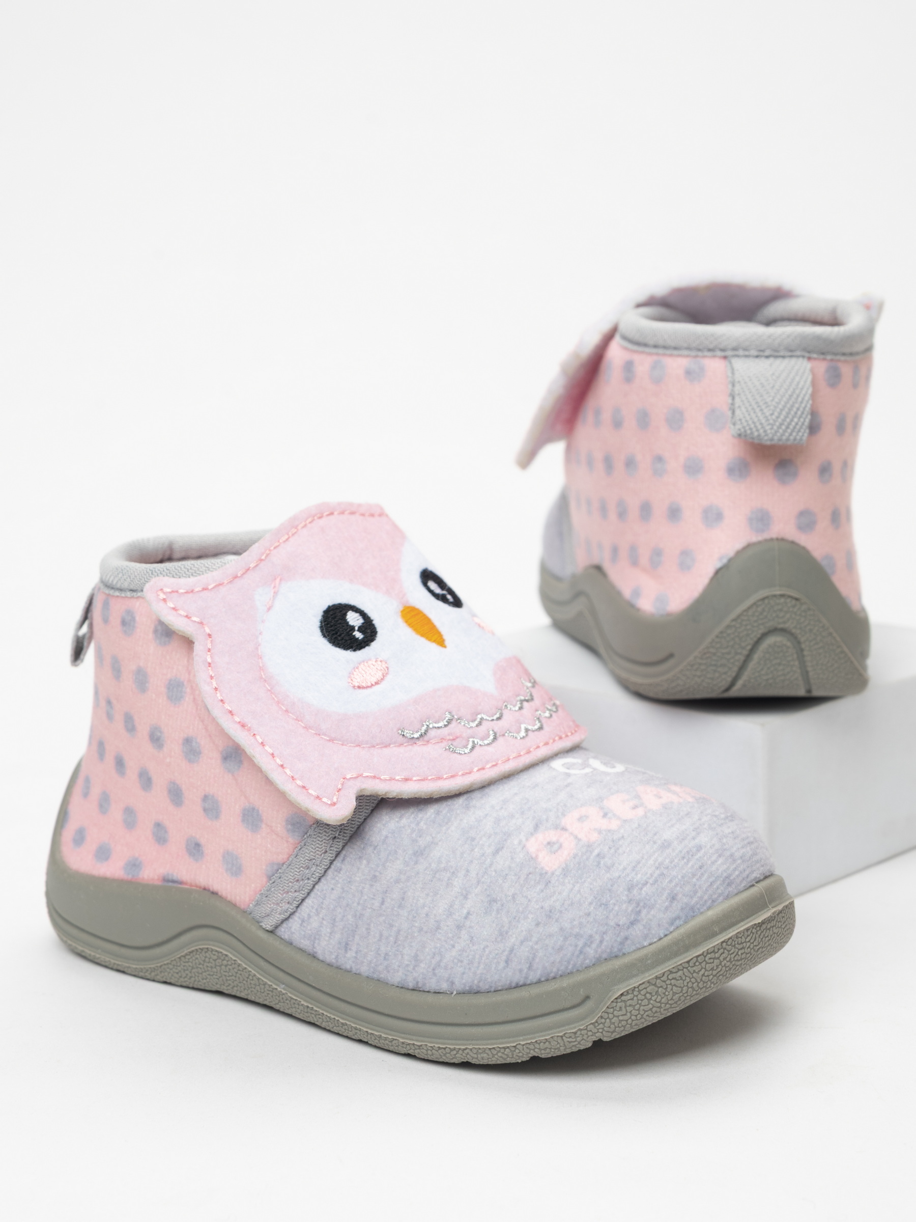 Тапочки TikkaGo 8O07_152610_pink-grey - фото 3