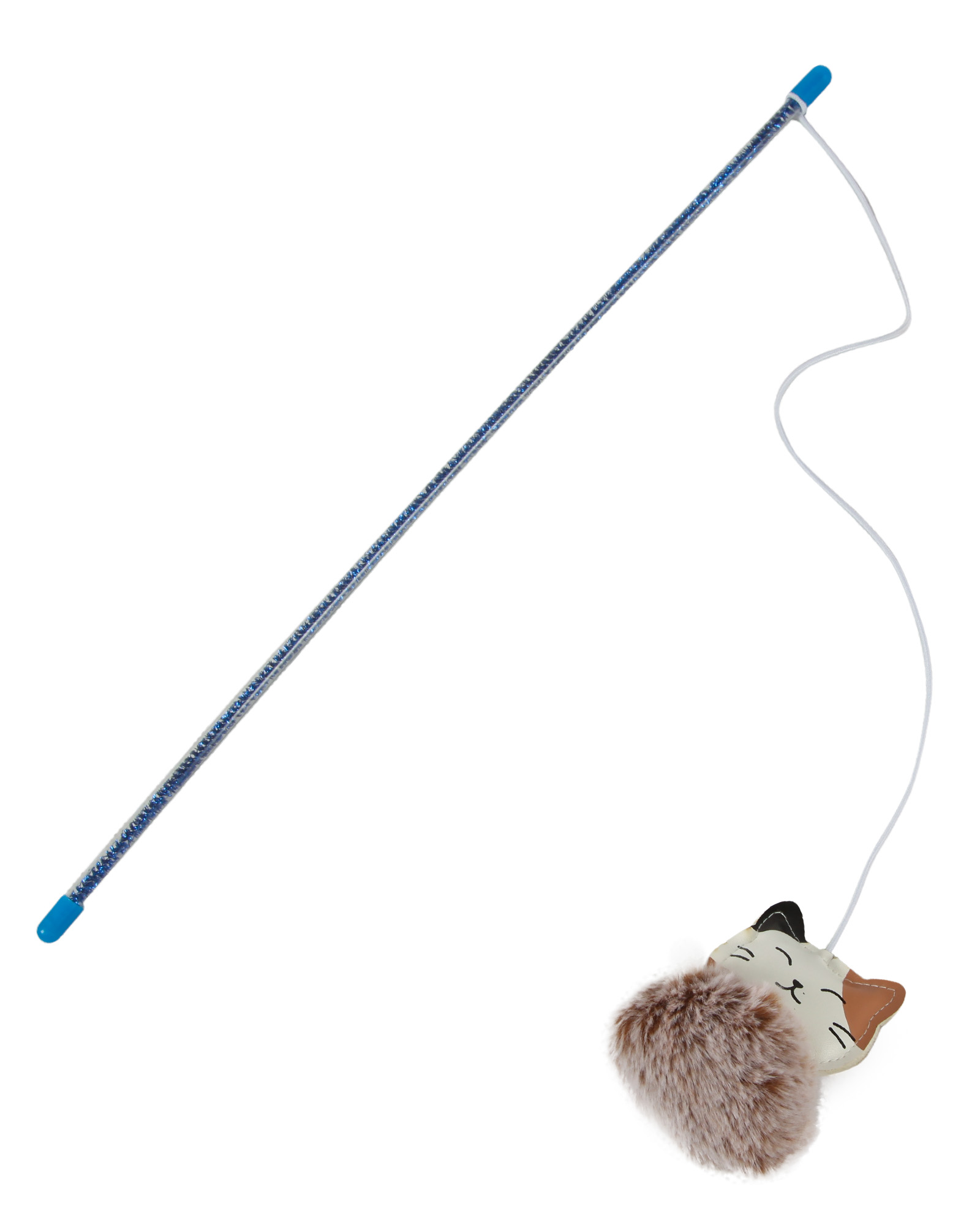 Игрушка для кошек Barbaks Дразнилка меховой шарик - фото 1