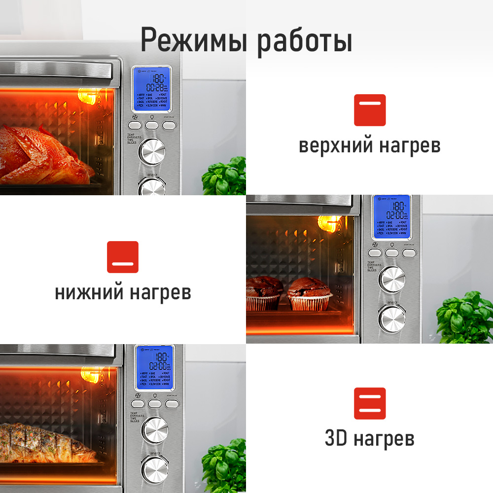 Духовой шкаф CHEF PRO CF-EO2100A - фото 9