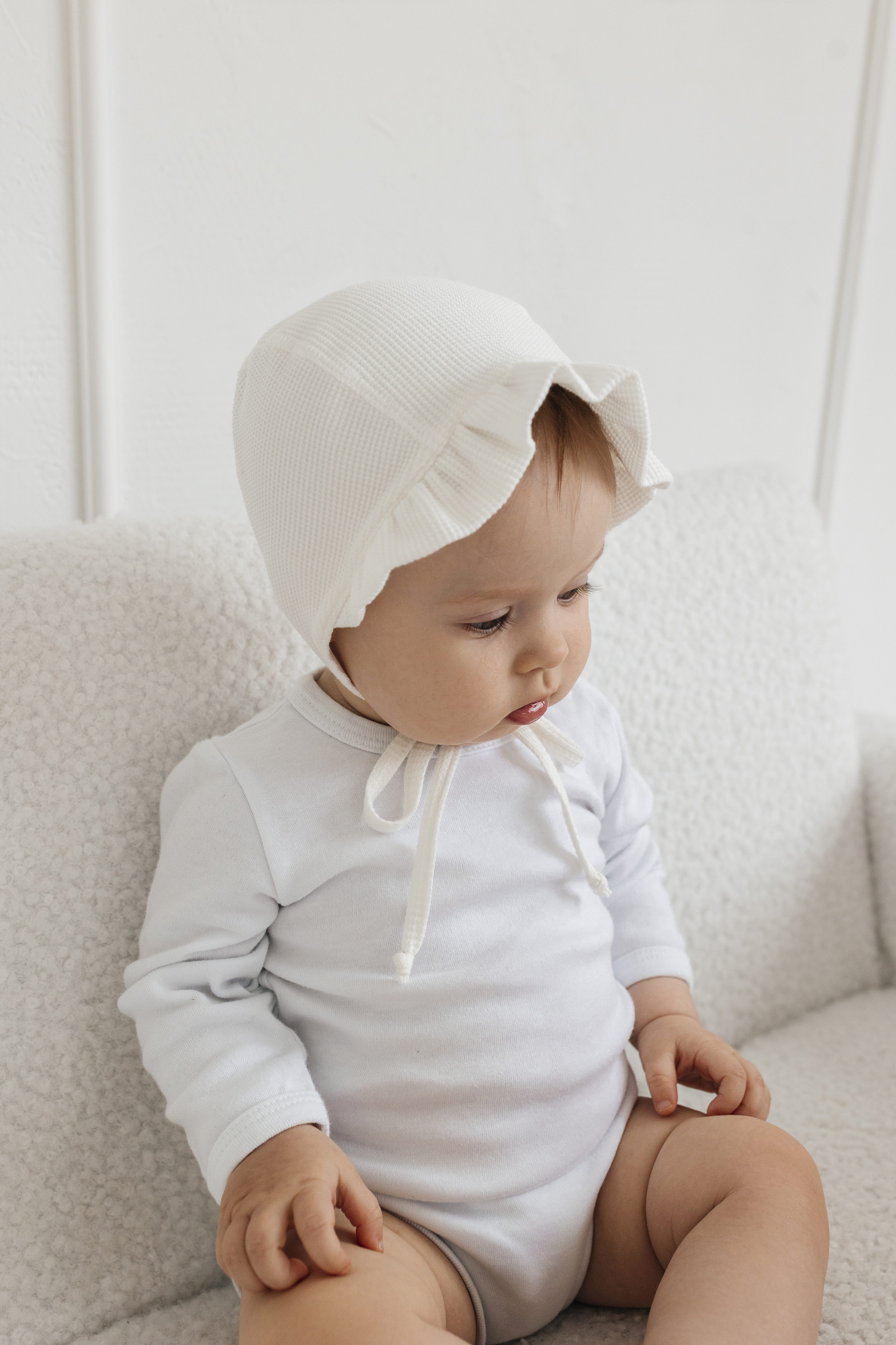 Чепчик Чудо-Кроха I-164/молочный вафелька - фото 3