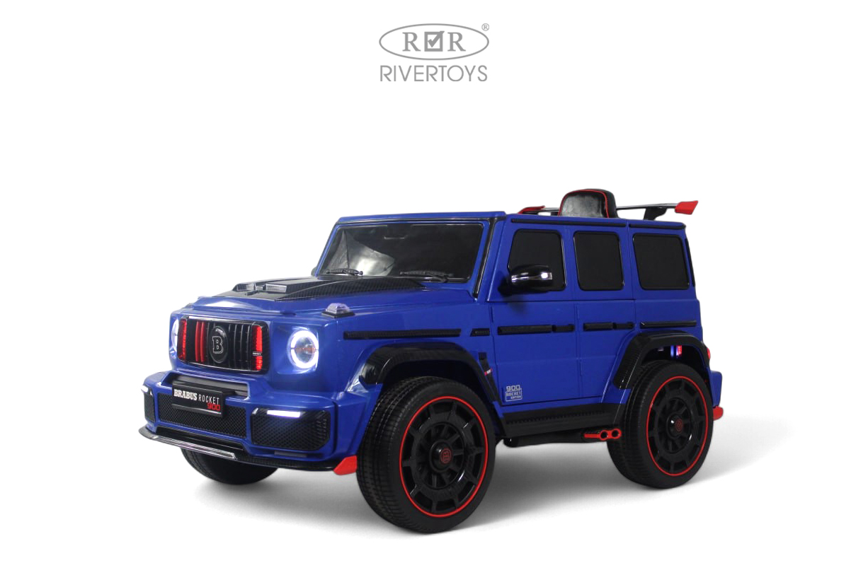 Электромобиль RIVERTOYS Mercedes Z777ZZ-BLUE С пультом ДУ - фото 2
