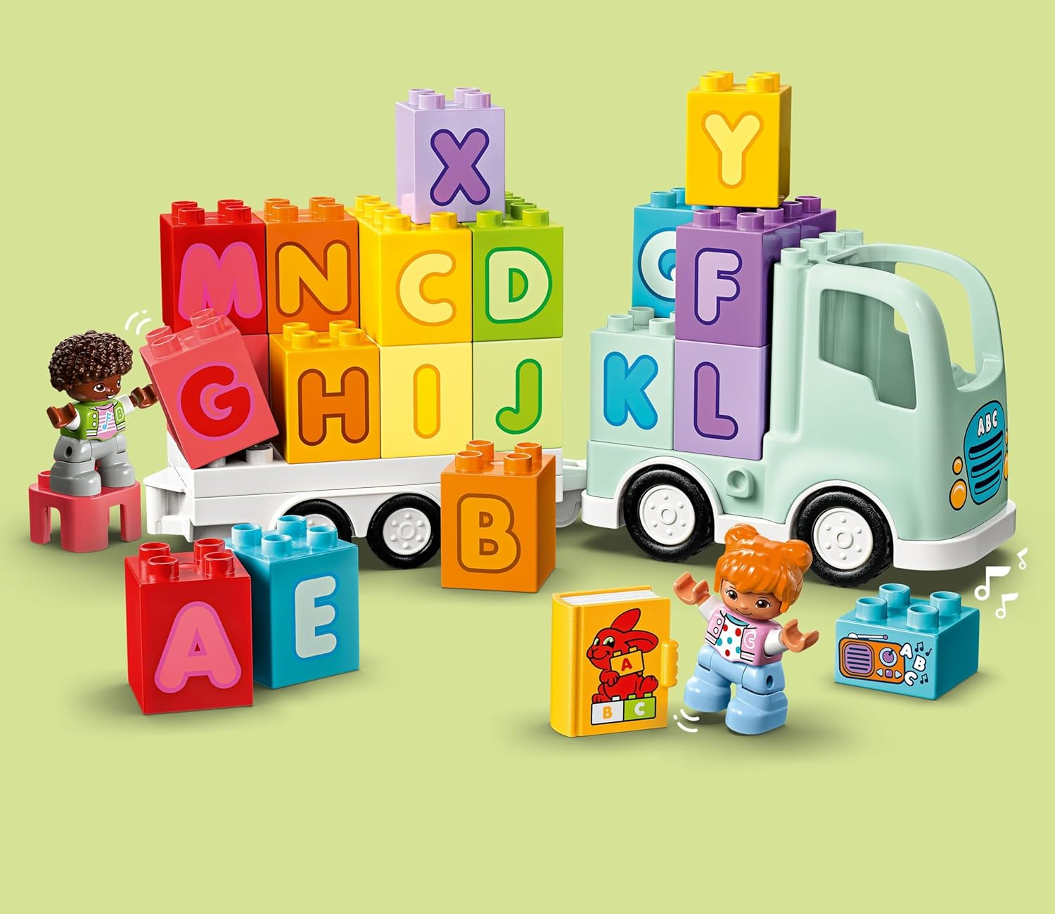 Конструктор LEGO DUPLO Алфавит Грузовик блочный - фото 9