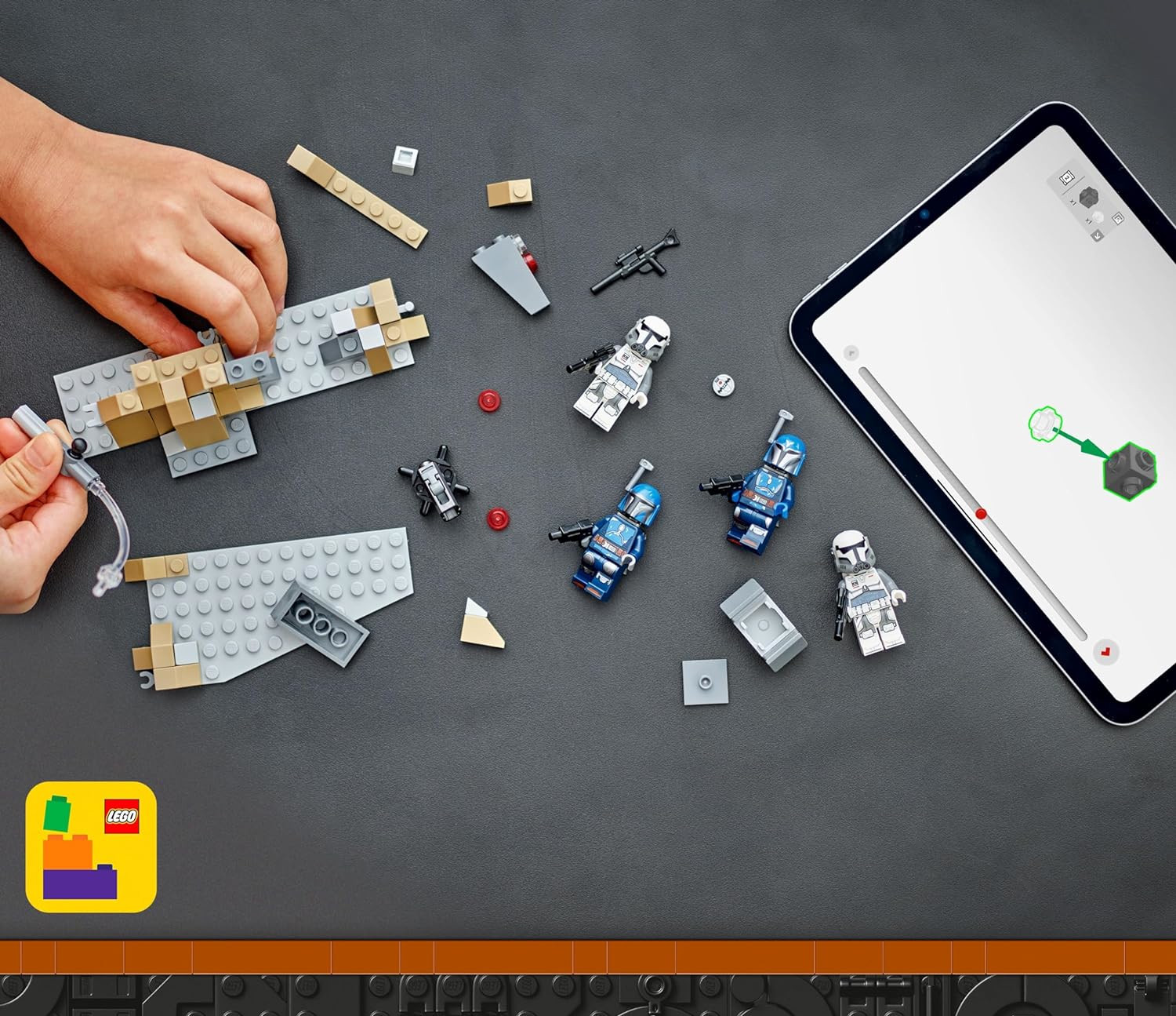 Конструктор LEGO Star Wars Засада на Мандалоре 109 дет. - фото 8