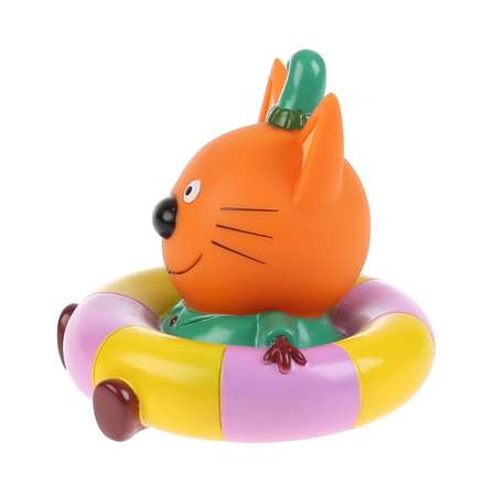 Игрушка для купания Играем вместе Три кота Капитошка Компот на круге 300705