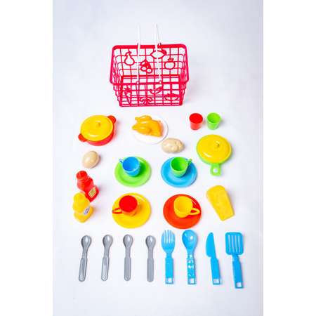 Игрушка Green Plast посуда, продукты