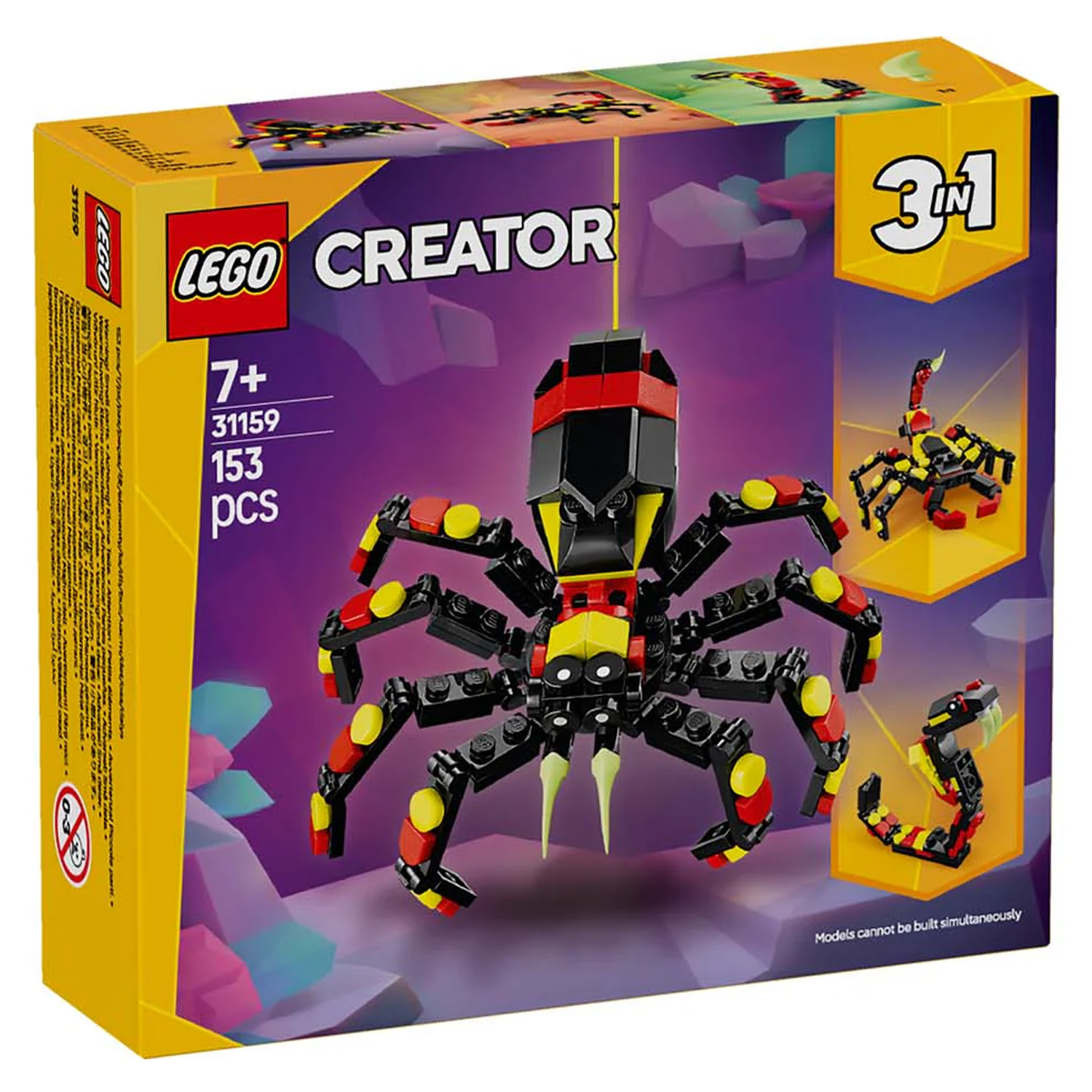 Конструктор LEGO Creator Дикие животные Паук 153 дет. - фото 7