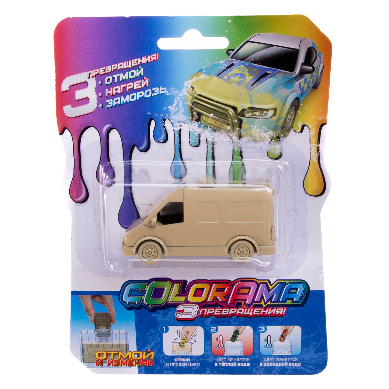 Автомобиль COLORAMA Городская служба модель 1 YYL558082-1 - фото 6