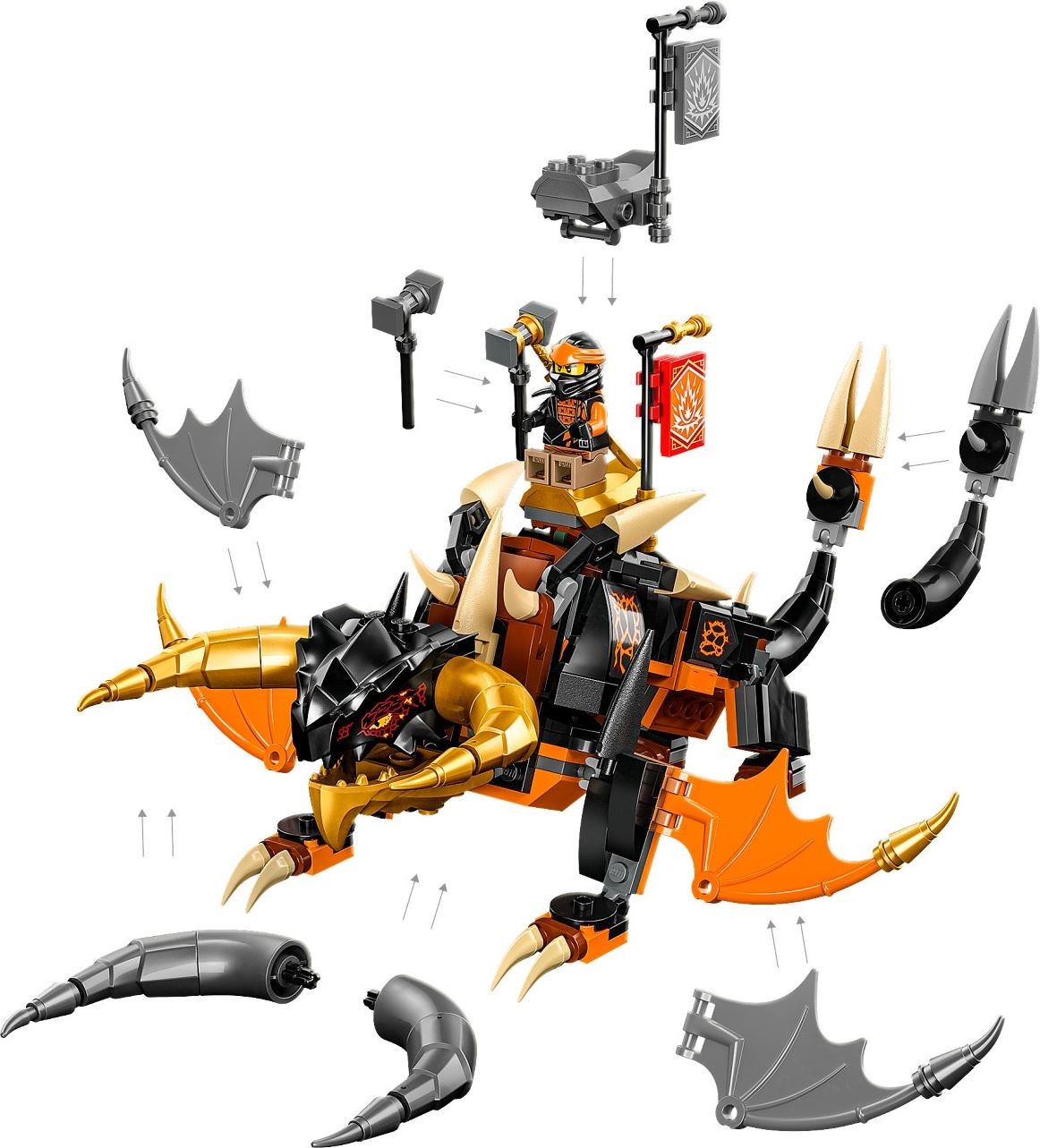 Конструктор LEGO NINJAGO 71782 285 дет. - фото 3