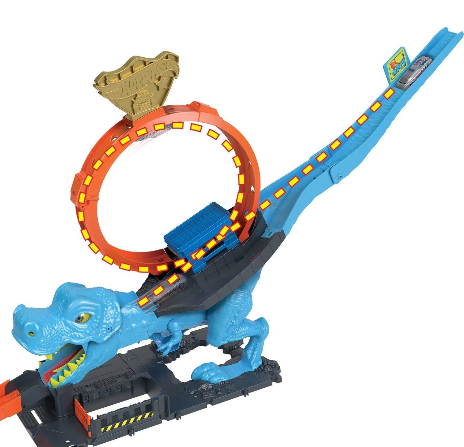 Трек Hot Wheels City T-Rex Chomp Down HNP77 - фото 2