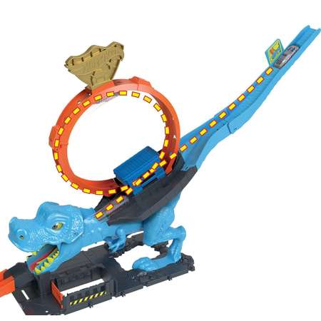 Трек Hot Wheels City T-Rex Chomp Down