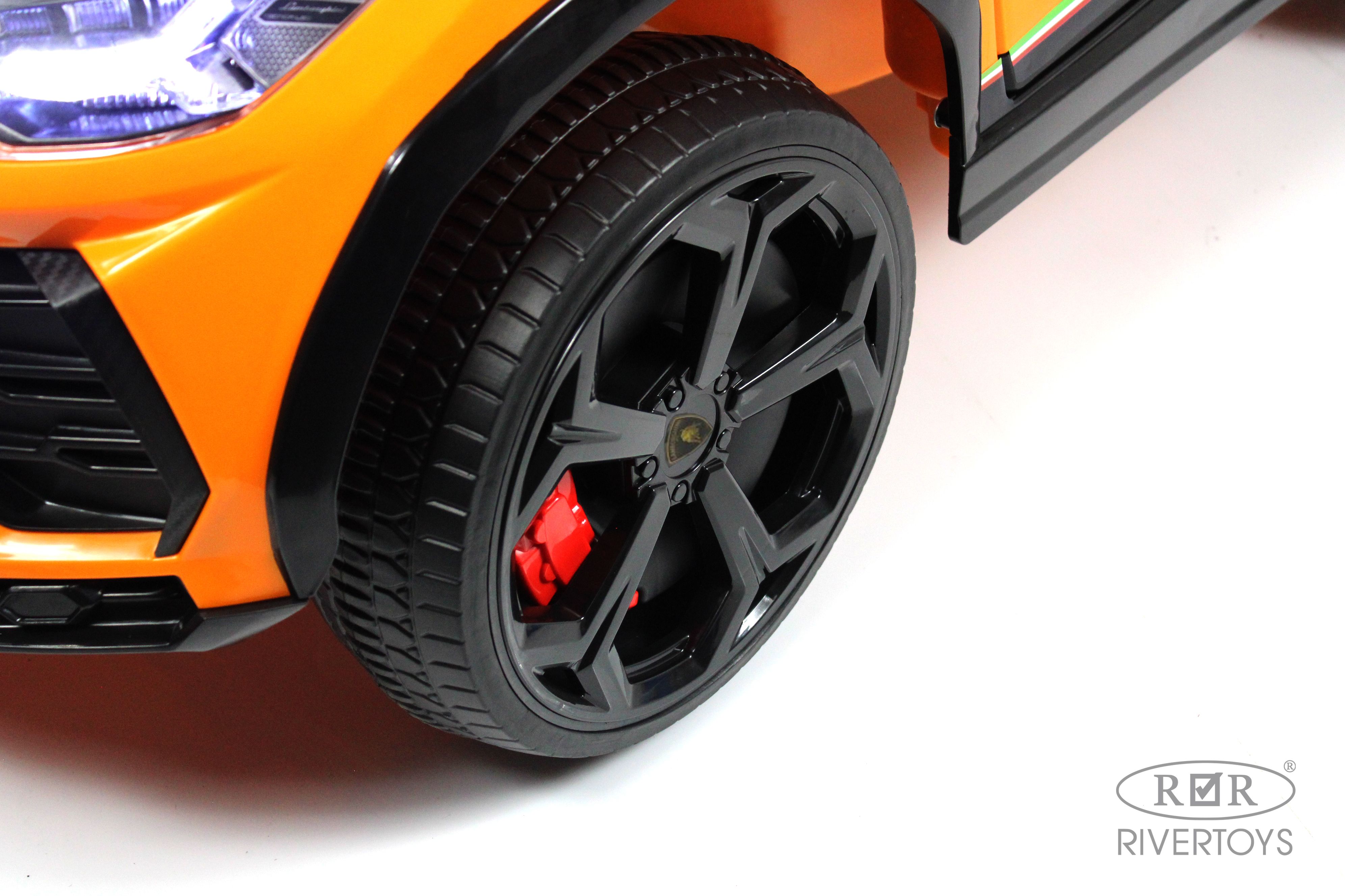 Электромобиль RIVERTOYS E777EE-ORANGE С пультом ДУ - фото 20
