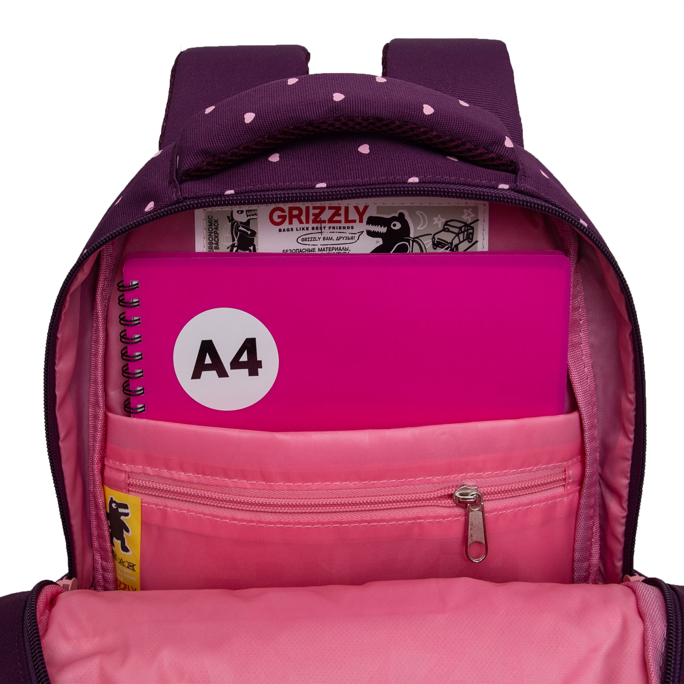 Рюкзак Grizzly для девочки - фото 5