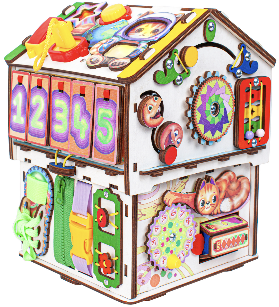 Игрушка Jolly Kids бизиборд Миникубодом - фото 8