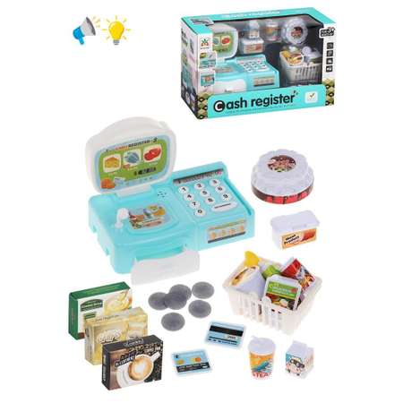 Игровой набор Наша Игрушка касса, продукты