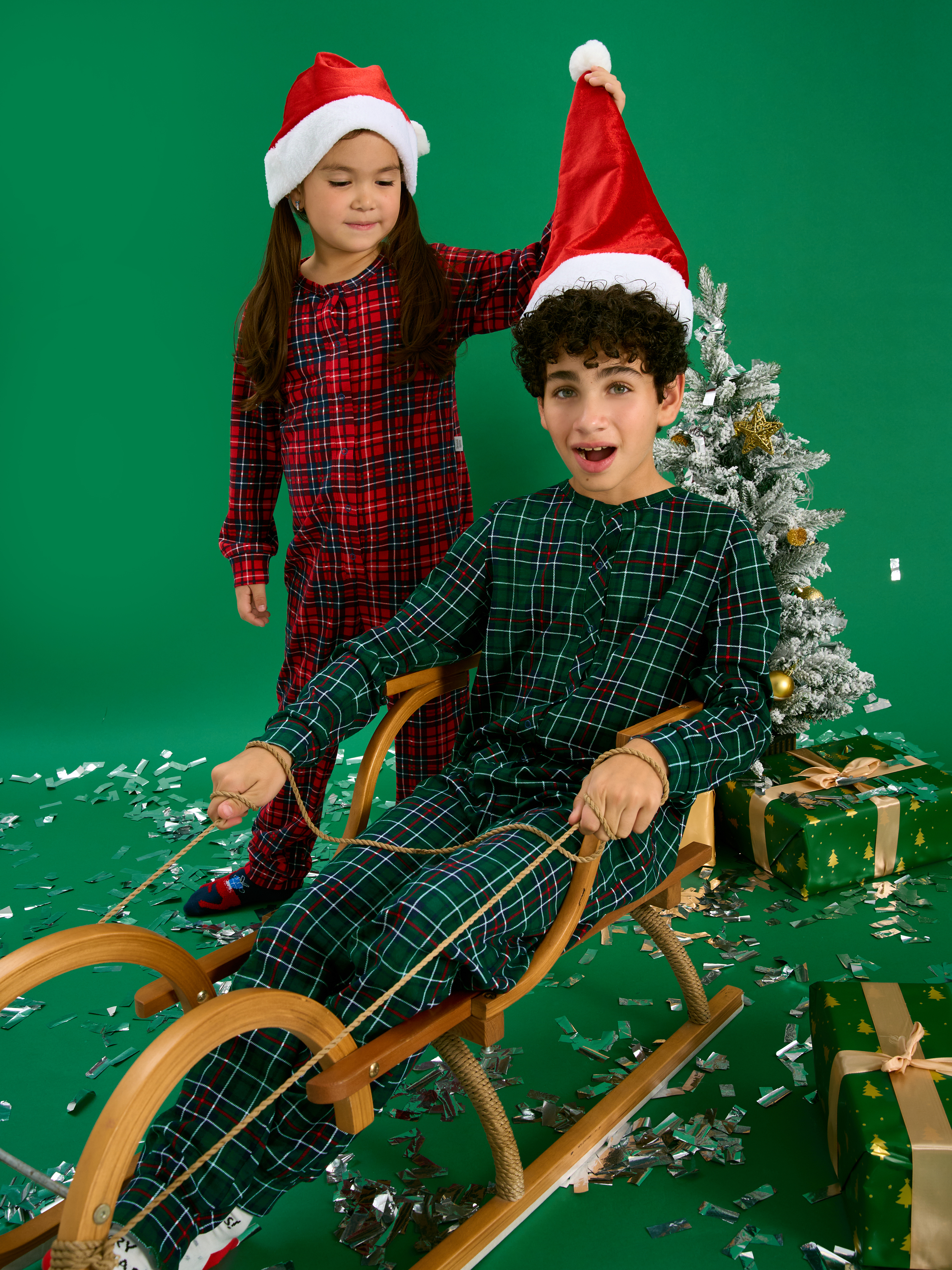 Пижама Веселый малыш 153/17/Клетка зел - фото 5