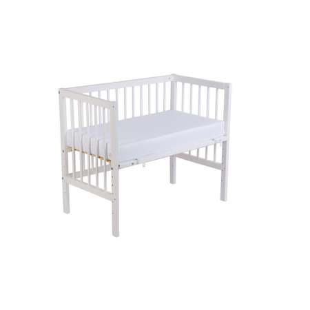 Детская кроватка Polini kids прямоугольная, без маятника (белый)