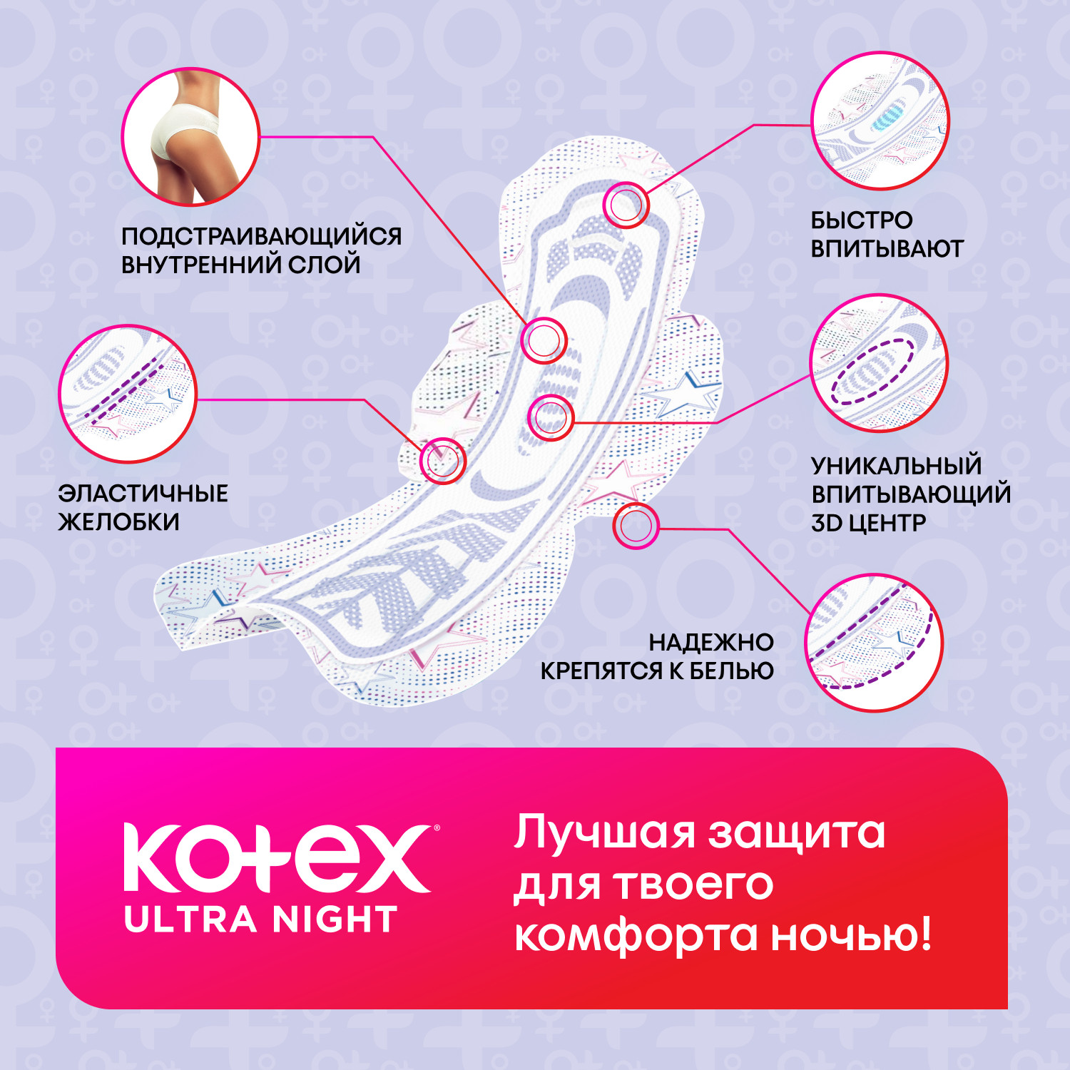 Прокладки гигиенические Kotex Ultra Ночные 7шт - фото 4