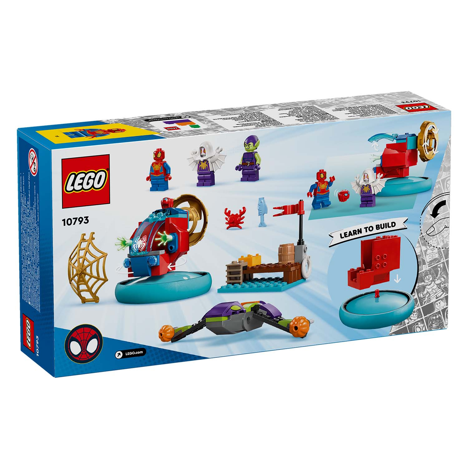 Конструктор LEGO Marvel Super Heroes Человек-Паук vs Зелёный Гоблин блочный - фото 12