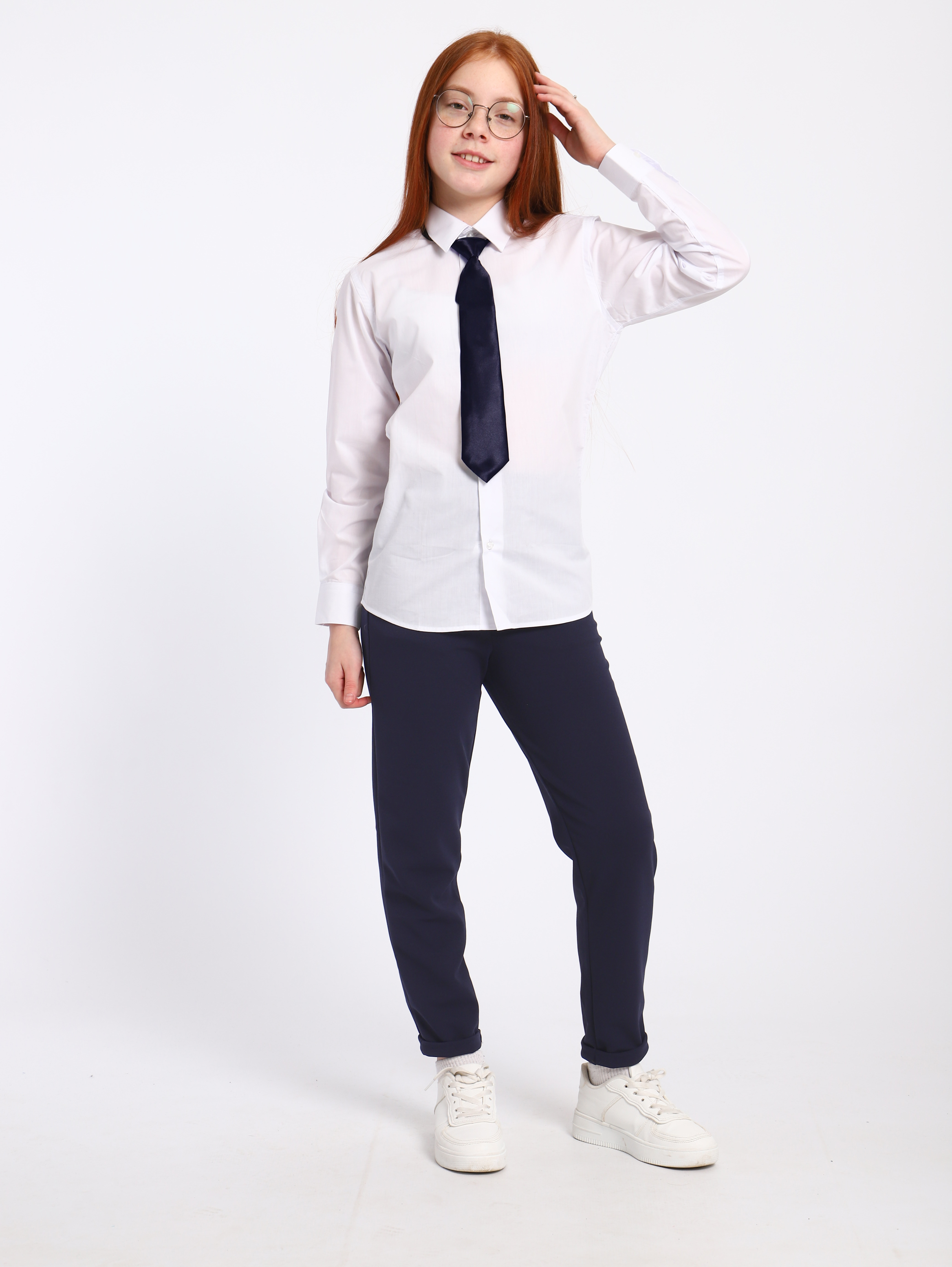 Брюки ЛАДОШКИ Брюки Мира синий - фото 1