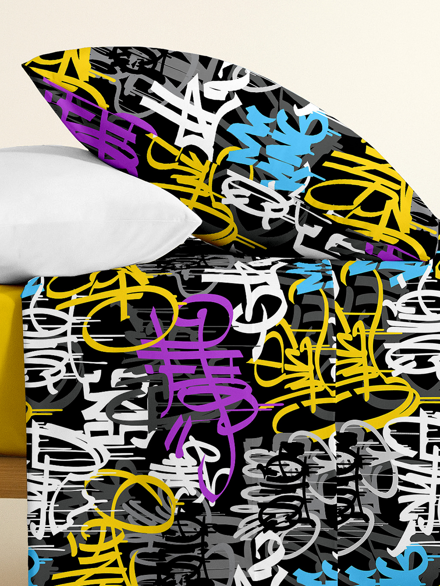 Комплект постельного белья BRAVO kids dreams Граффити полутораспальный 3 предм. - фото 11