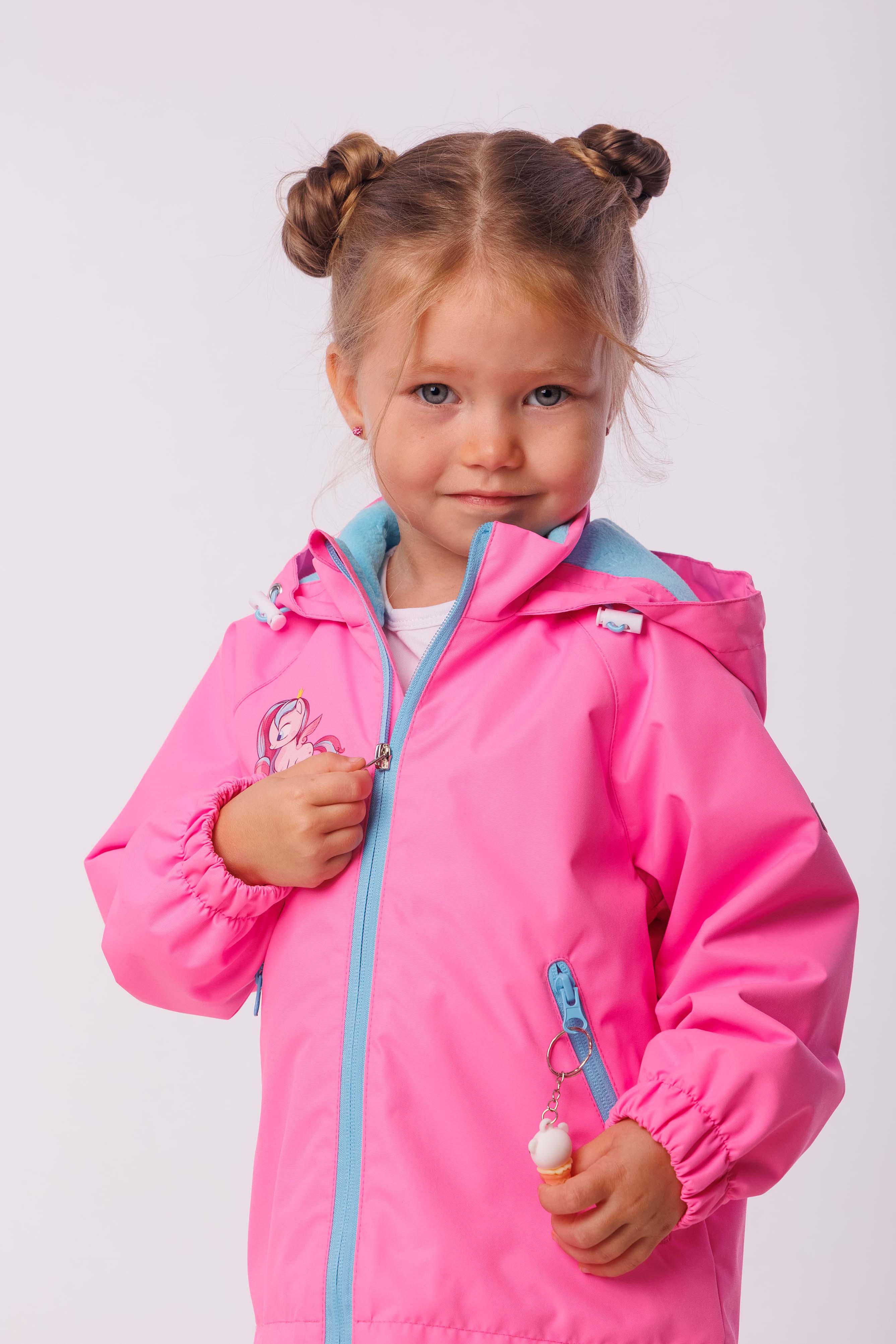 Ветровка UKI KIDS 7spr24-021роз - фото 3