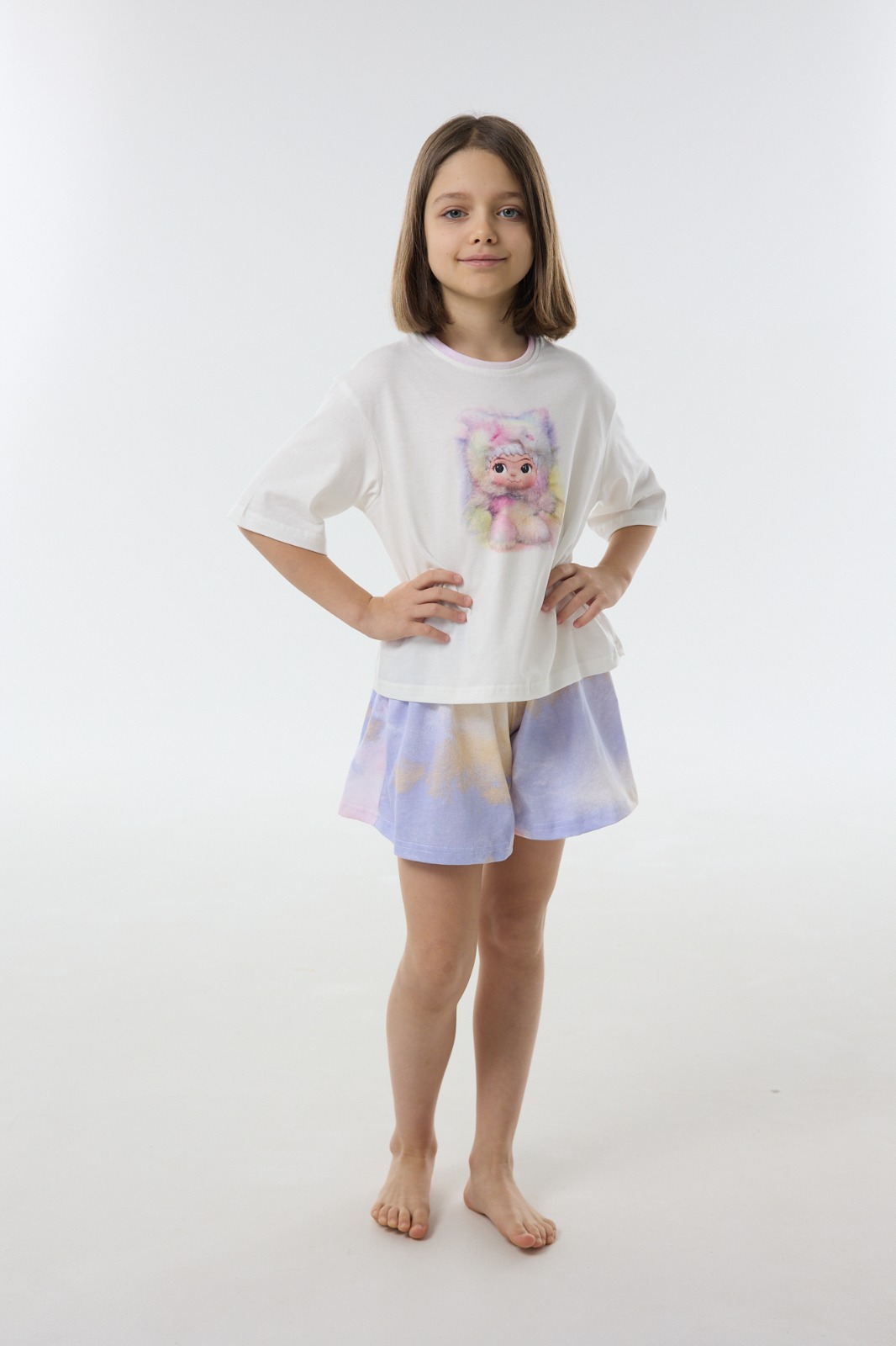 Пижама YAXX 003--Пижама тай-дай/радуга - фото 1