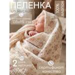 Пелёнка Мягкий Кролик муслин 95х135 см 1 шт.