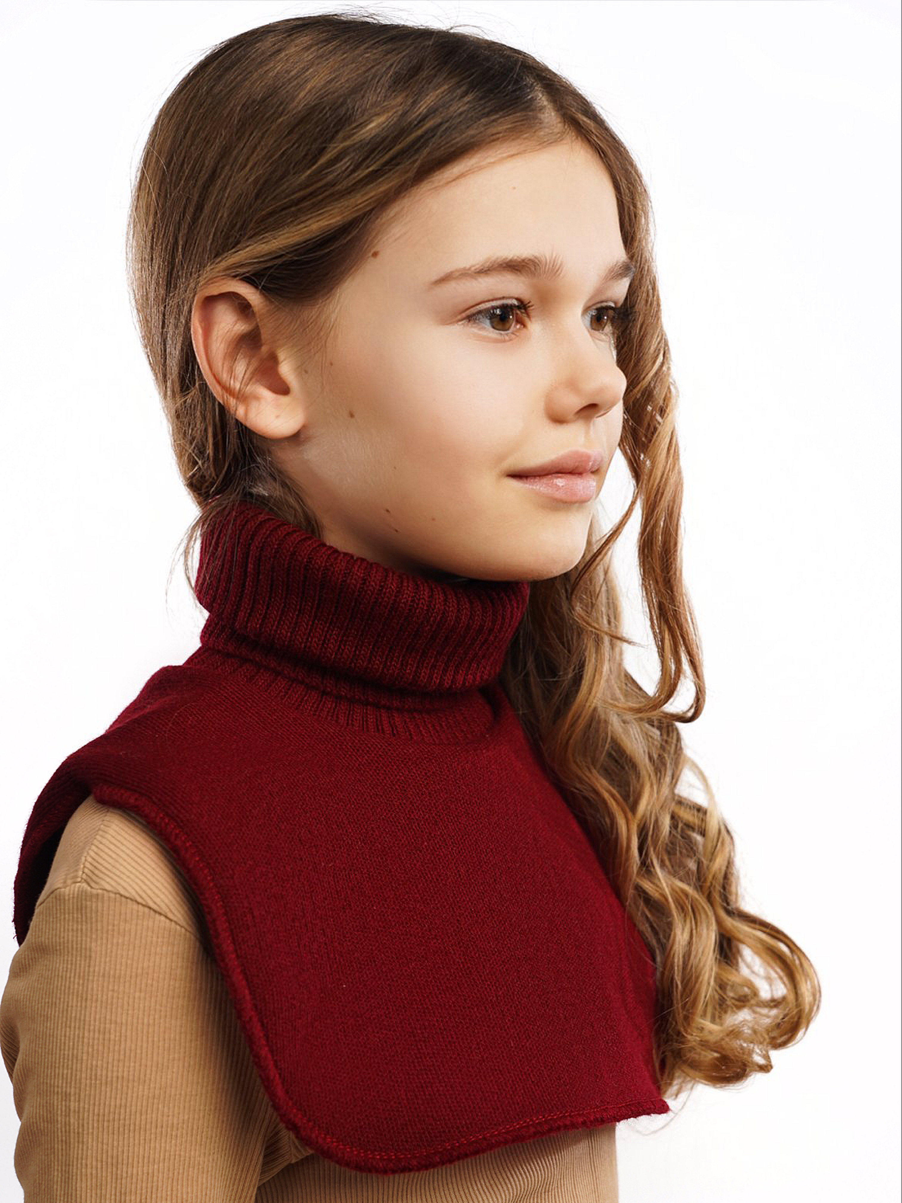 Манишка ПриКиндер MM3-2131 Цвет: Красный меланж - фото 3