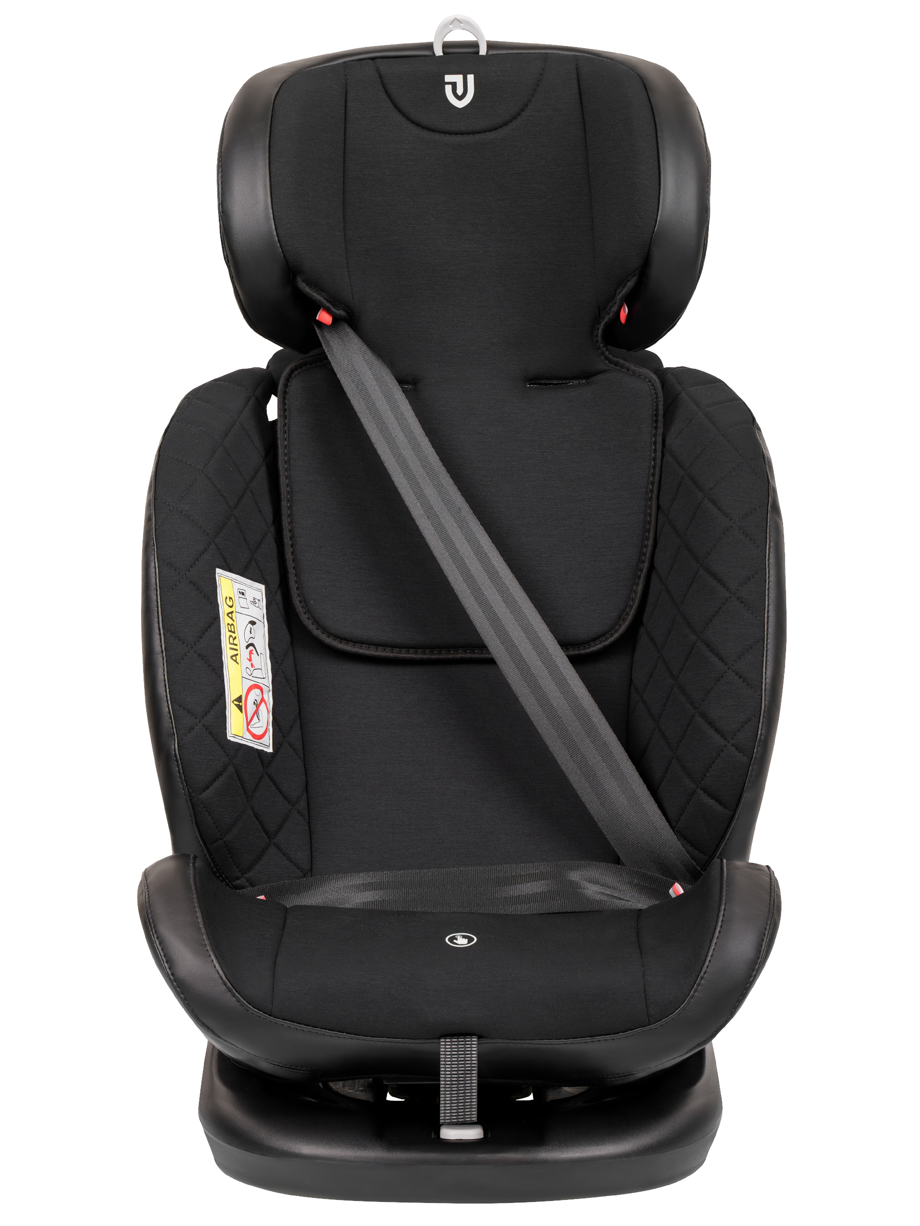Автокресло Indigo Jovola Fuller, черн.-чер. кожа Isofix 0+/1/2/3 (0-36 кг) черный - фото 33
