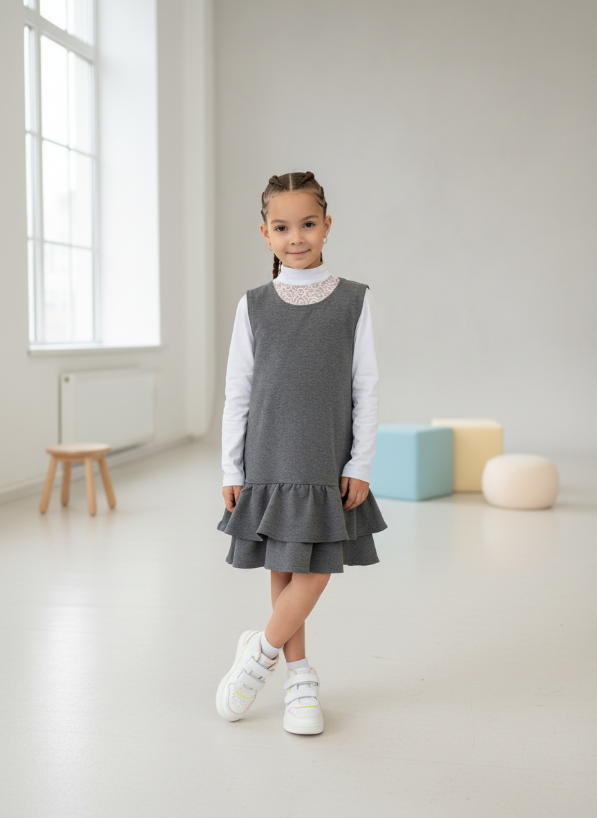 Сарафан Утенок 931 антрацит - фото 1