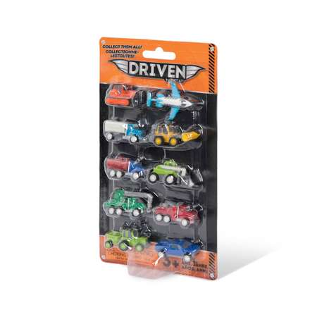 Игровой набор Driven 10 машин