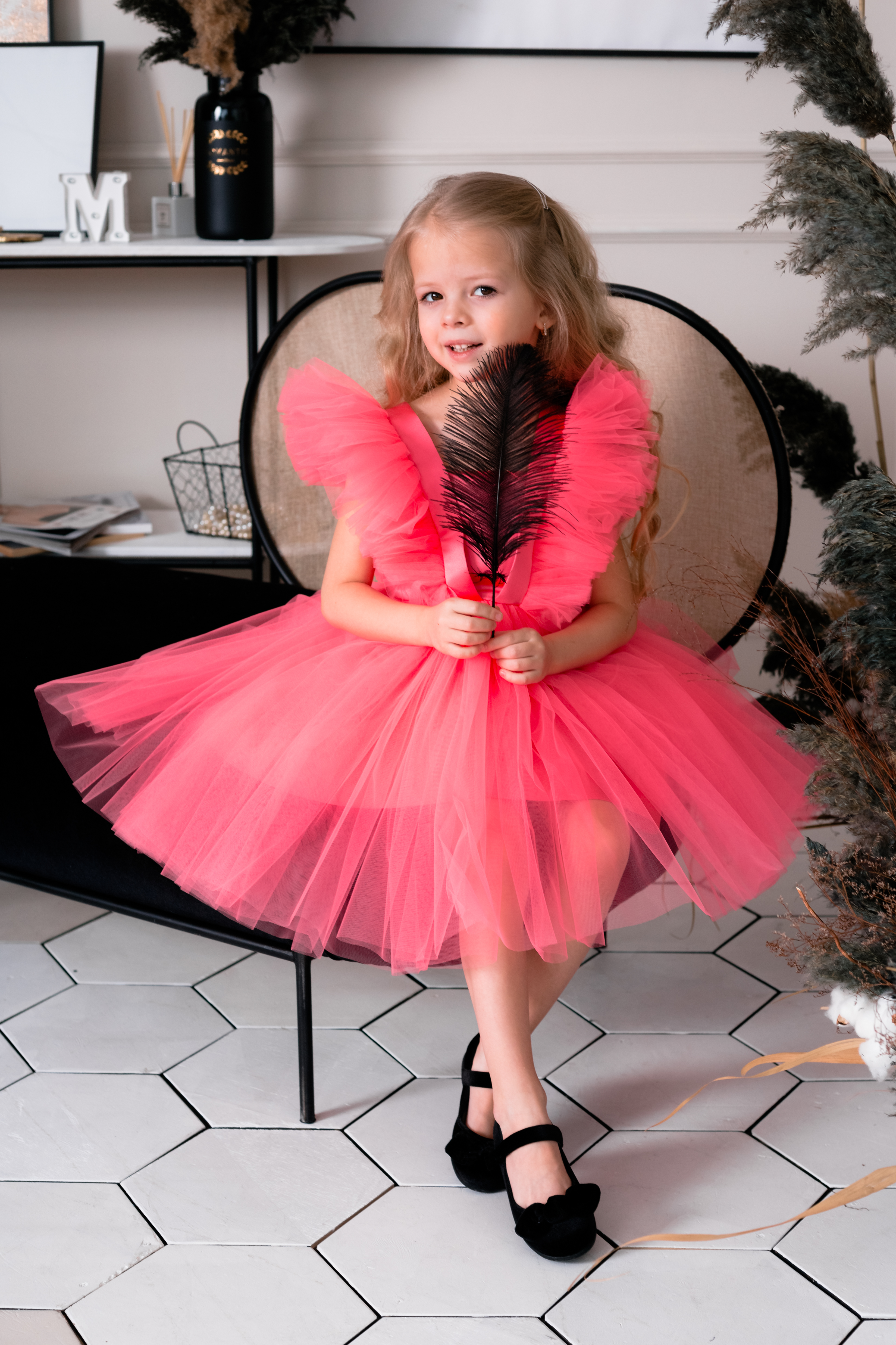 Платье ELLIE by Rina Kutz ПЛ-0420/ярко-розовый - фото 2